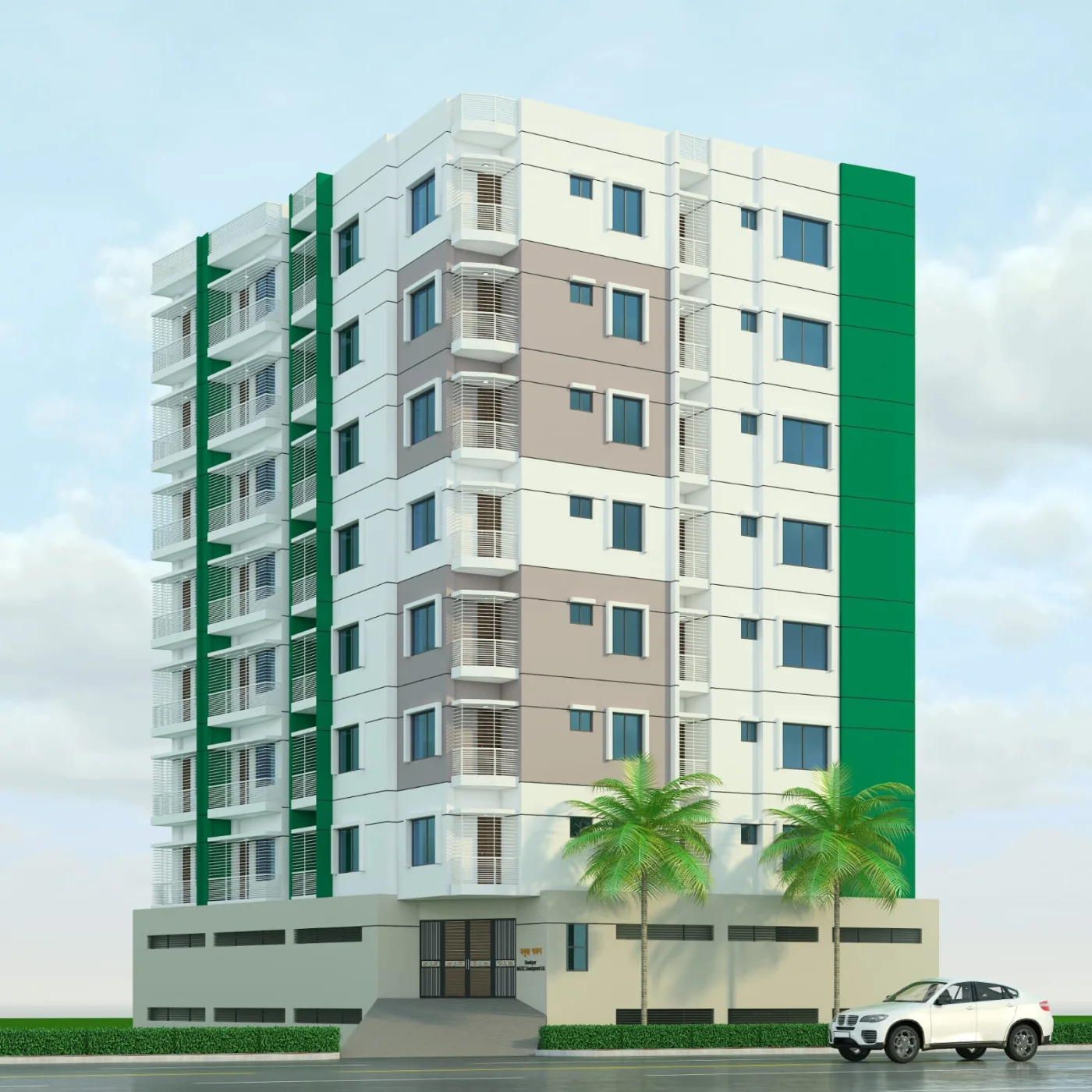 Shobuj Angon, Padma Gate, Rajendrapur Bazar, Sreepur, Gazipur — front view